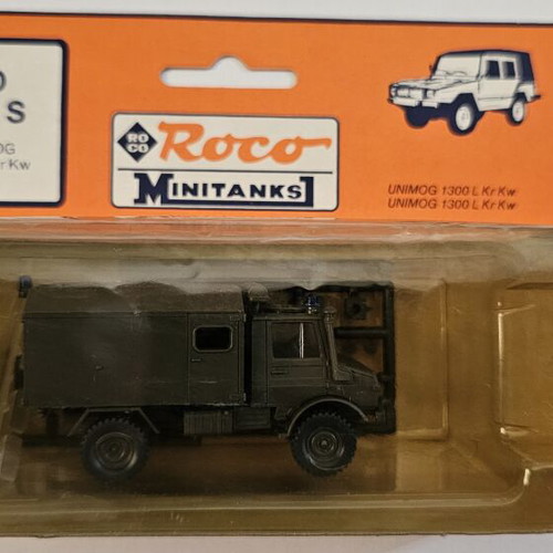 Roco Minitanks Unimog 1300 L KrKw HO 1:87 like new