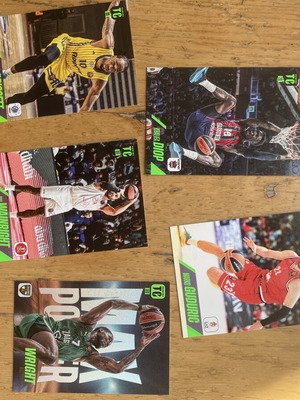Euroleague Panini Top Class 2025-26 cards pack of 5 new