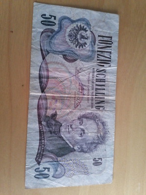 Austrian schilling used 50, 1970