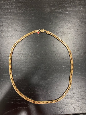 Anna Maria Mazaraki necklace like new, gold color, 0.50 cm length