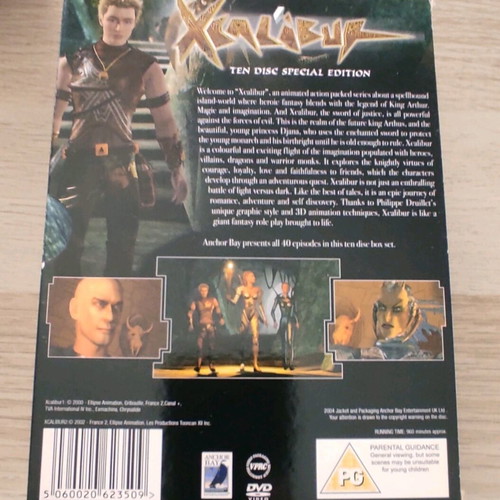 Xcalibur DVD animated series like new