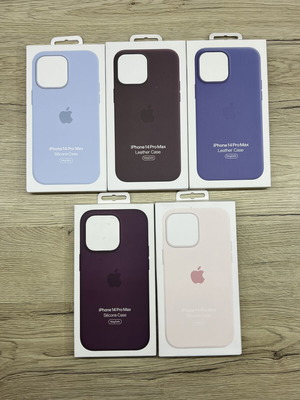Apple Leather and Silicone Cases for iPhone 14 Pro Max MagSafe new