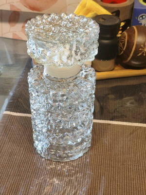 Μπουκάλι glass καινούριο με βιδωτό κούμπωμα