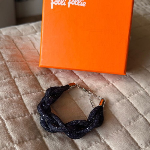 Folli Follie bracelet like new, blue and silver