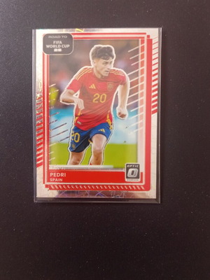 Panini Donruss Road to World Cup Pedri Optic Holo card like new