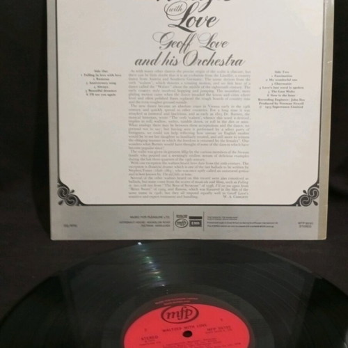 Waltzes with Love vinyl record in very good condition