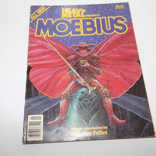 Heavy Metal Presents Moebius 1981 comic magazine used, sci-fi