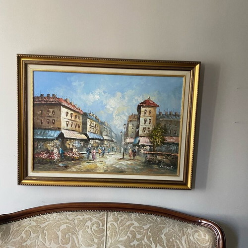 Painting like new, dimensions 1.10x0.87 m