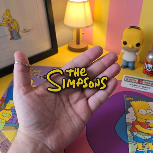 3D Printed The Simpsons Keychain new, set of 2 pieces