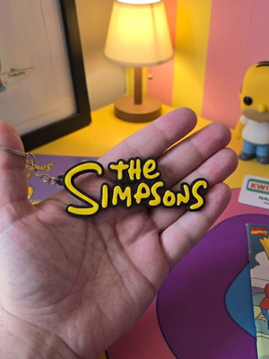 3D Printed Μπρελόκ The Simpsons καινούργιο, σετ 2 τεμαχίων