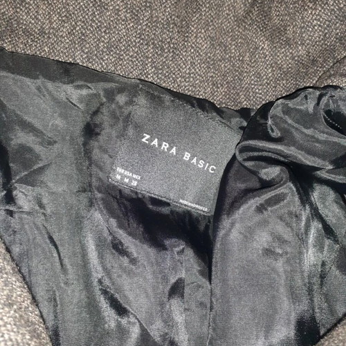 Zara jacket size M gray like new
