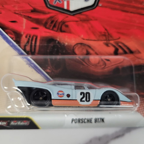 Hot Wheels Porsche 917K Blue Gulf Premium Vintage Racing new