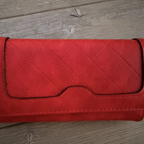 Women's wallet new, red color