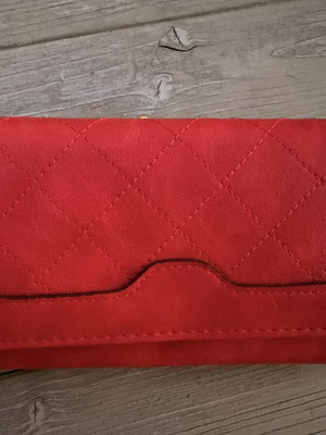 Women's wallet new, red color