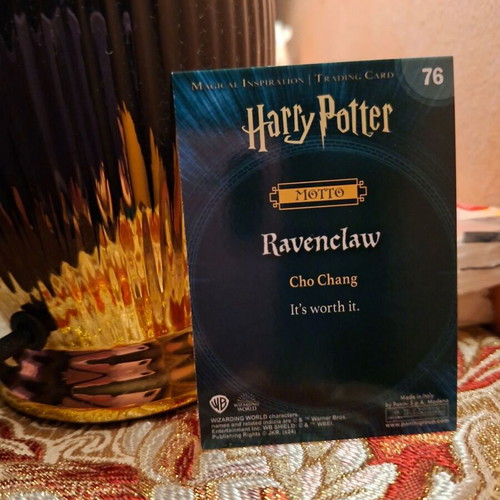 Harry Potter Cho Chang card new collectible Warner Bros