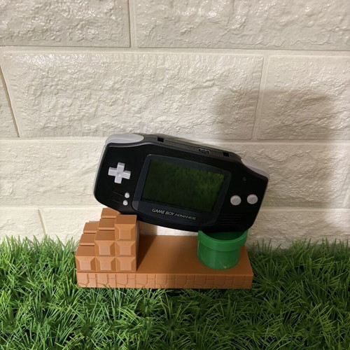 Nintendo Game Boy Advance Super Mario 3D printed stand