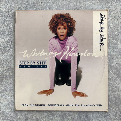 Whitney Houston Step By Step Remixes 2x12'' Vinyl Maxi Single used