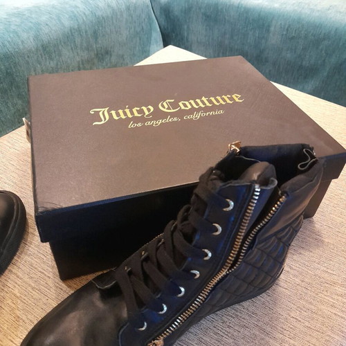 Juicy Couture boots used, quilted, size 39.5, black