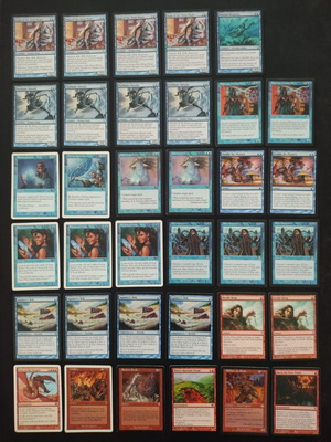 Magic: The Gathering vintage card collection used, 200+ cards, 70 rare, 4 mythic