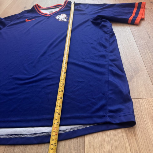 Nike New York Mets MLB Dri-FIT Jersey Shirt Men’s XXL like new, blue orange