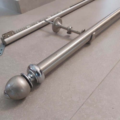 Double metal curtain rods set used with mechanism Φ35, length 2.65 m