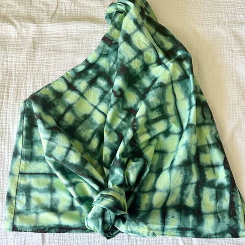 Zara one-shoulder top with tie