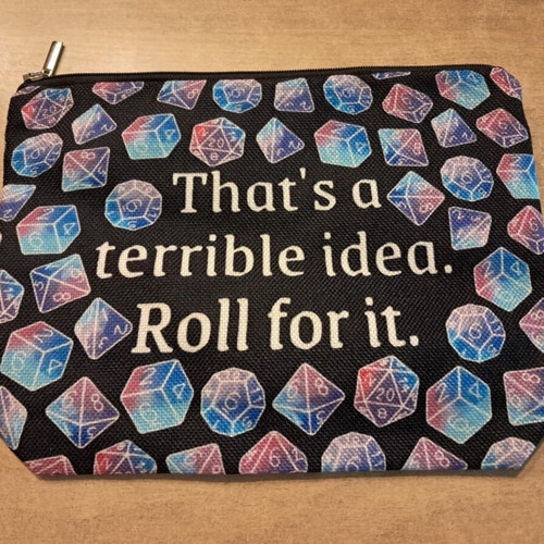 Dice bag with Roll for it design