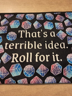 Dice bag with Roll for it design