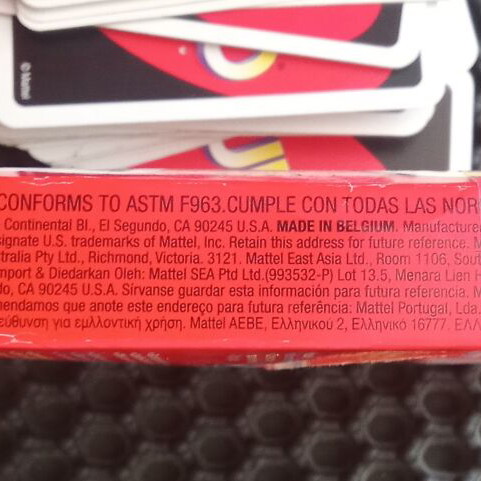 Uno Mattel 2003 collectible card game used