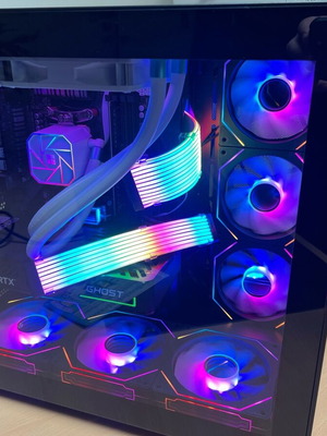 Abox PC Ryzen 5 5500 with RTX 5060 and Thermalright Aqua Elite 240 v3 AIO cooler like new