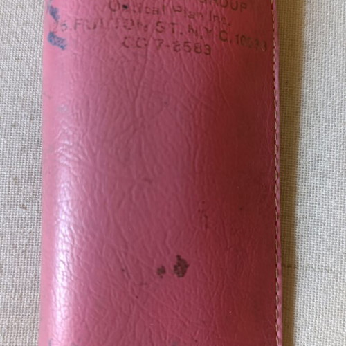 Vintage γυαλιά ηλίου Cat-Eye δεκαετίας 1950-60 με στρασάκια και δερμάτινη θήκη μεταχειρισμένα