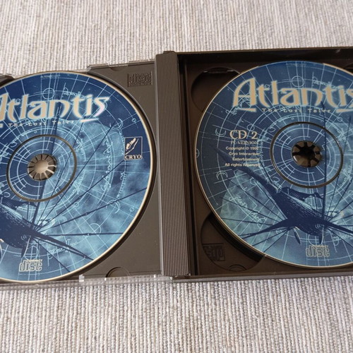 Atlantis The Lost Tales PC CD-Rom 1997 Cryo like new
