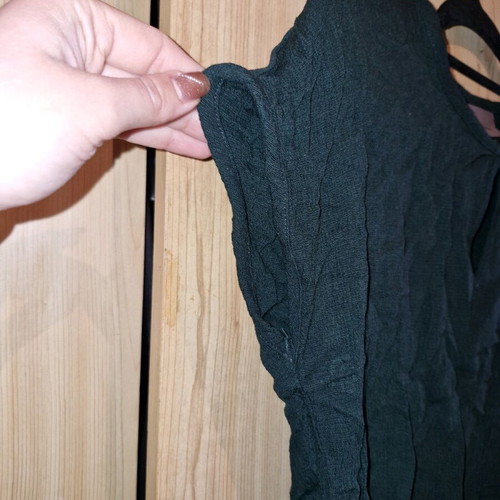 Vero Moda short-sleeve blouse dark green like new size S