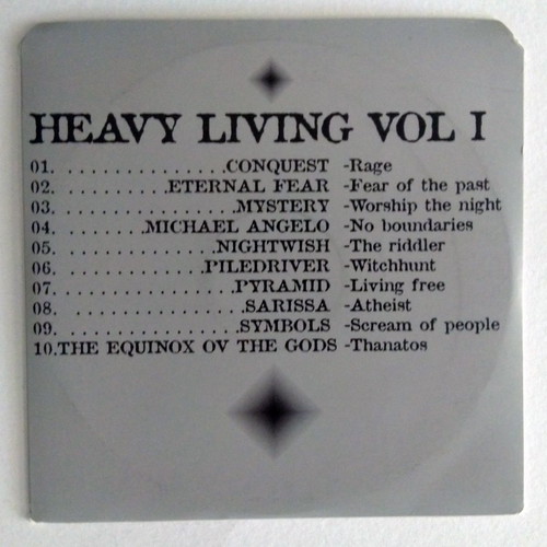 Metal CD pack used from 90s magazines, 9 discs
