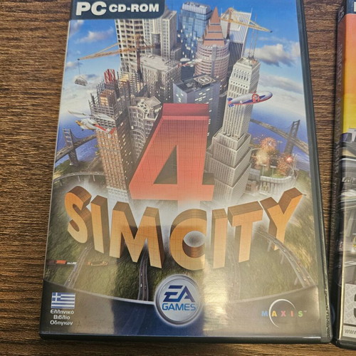 Sim City 4 and Sim City 4 Rush Hour Expansion Pack PC like new