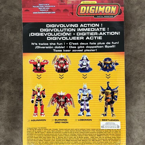 Digimon Agunimon figure new sealed