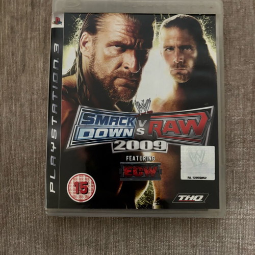 Smackdown vs Raw 2009 PlayStation 3 used, full English version