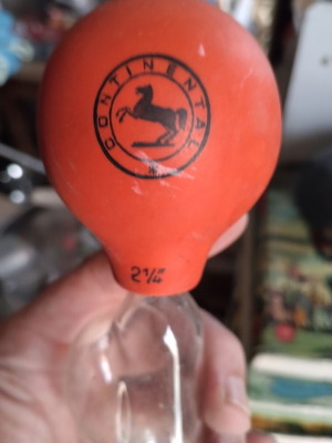 Continental vintage medical manual breast pump 1930-1950
