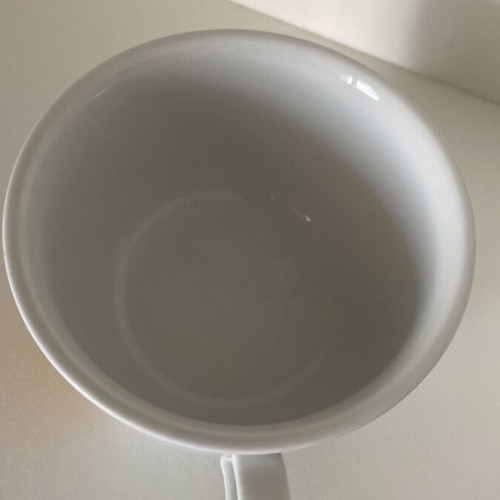 Porcelain mug vintage used, Italian