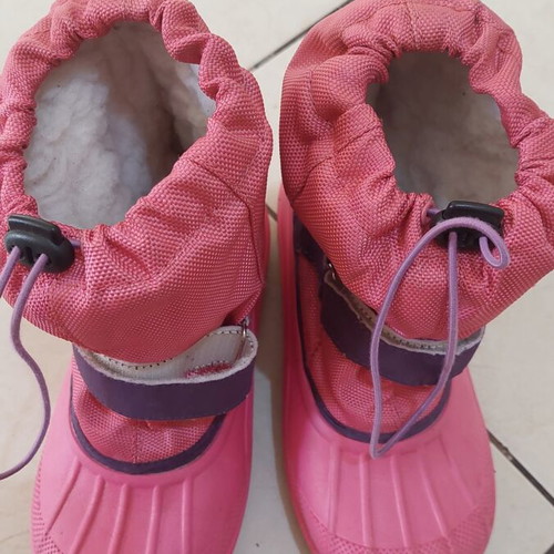 Mc Kinley snow boots used, size 35/36, pink and purple