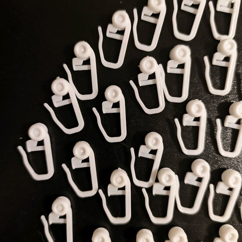 Curtain clips pack of 38 white plastic