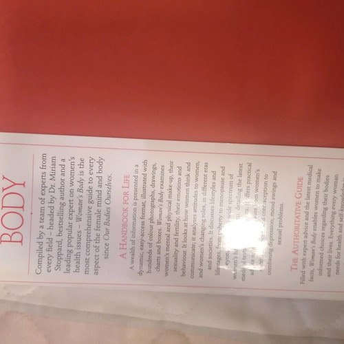 Woman's Body book in English like new