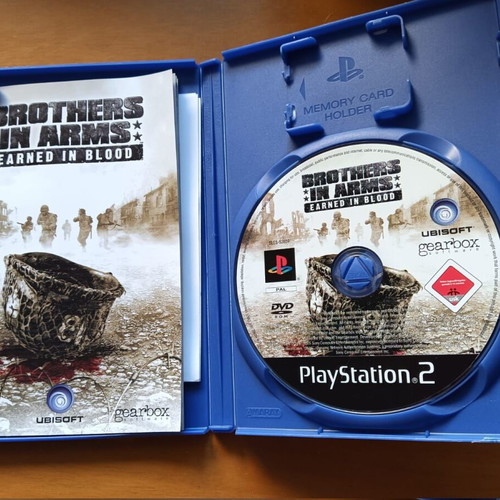 Brothers in Arms Earned in Blood PS2 game used, good condition