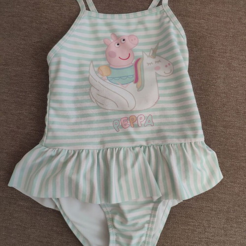 Set of two swimsuits N4 like new with gift winter slippers size 23 and sandals N20