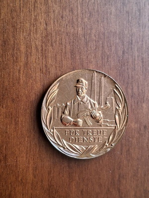 German Medal of the People's Army like new