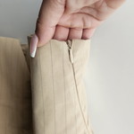 ZARA μπεζ κορσέ τοπ με λεπτές τιράντες