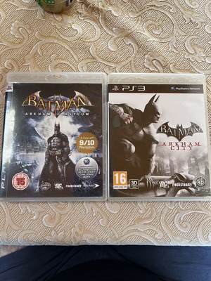 Batman Arkham Bundle PlayStation 3 like new with manuals