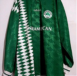 Παναθηναϊκός Panathinaikos pao ΠΑΟ 1995-1996 XL extra large Adidas green πράσινη
