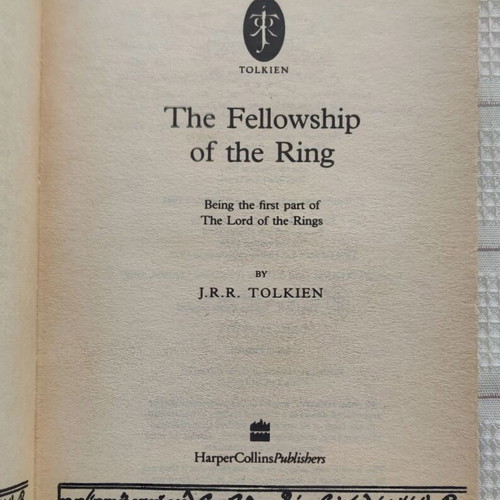 The Lord Of The Rings trilogy used, hardcover