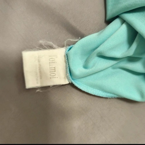 Toi Moi spring blouse like new, size S, blue turquoise